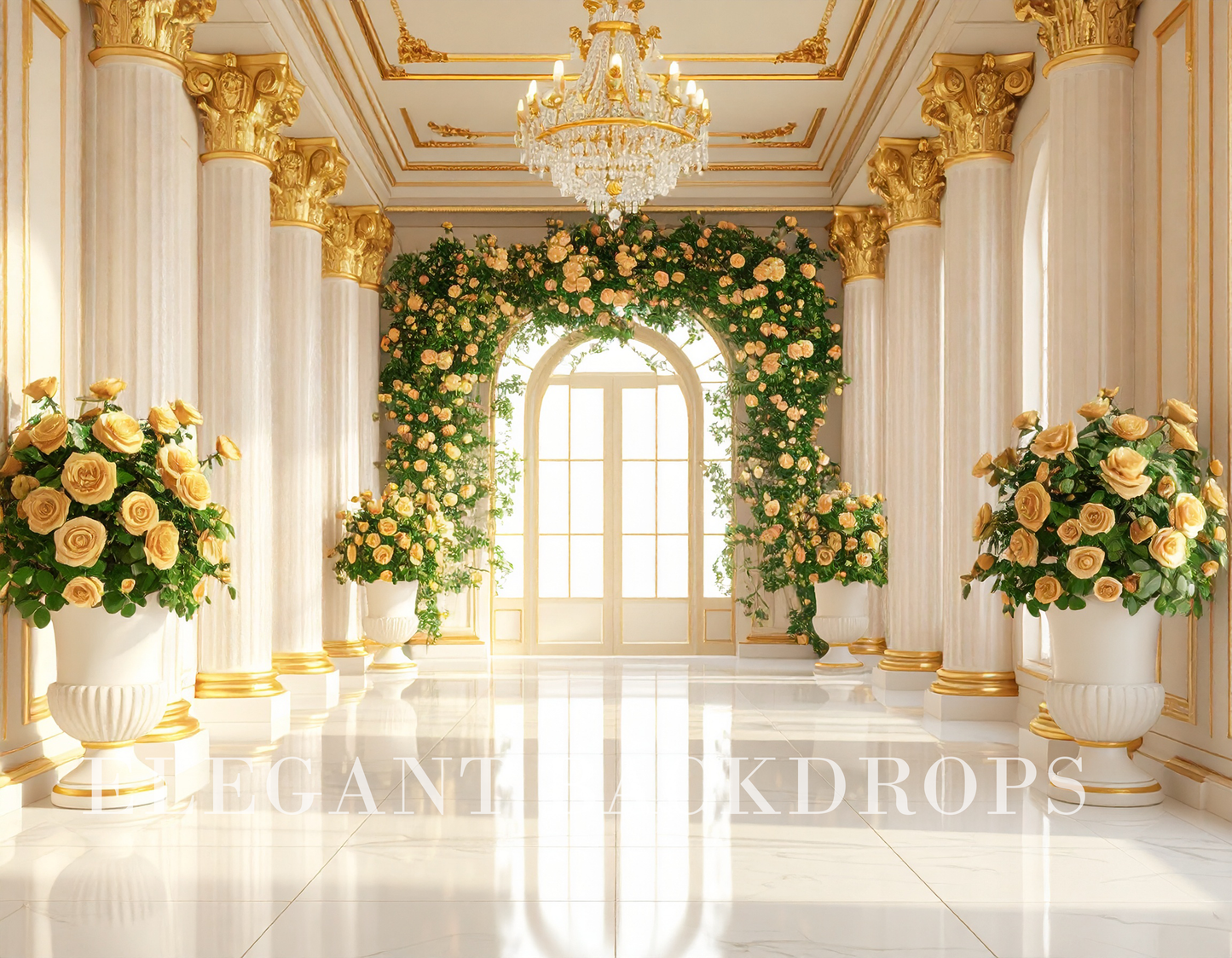 Luxury maternity photography backdrop
