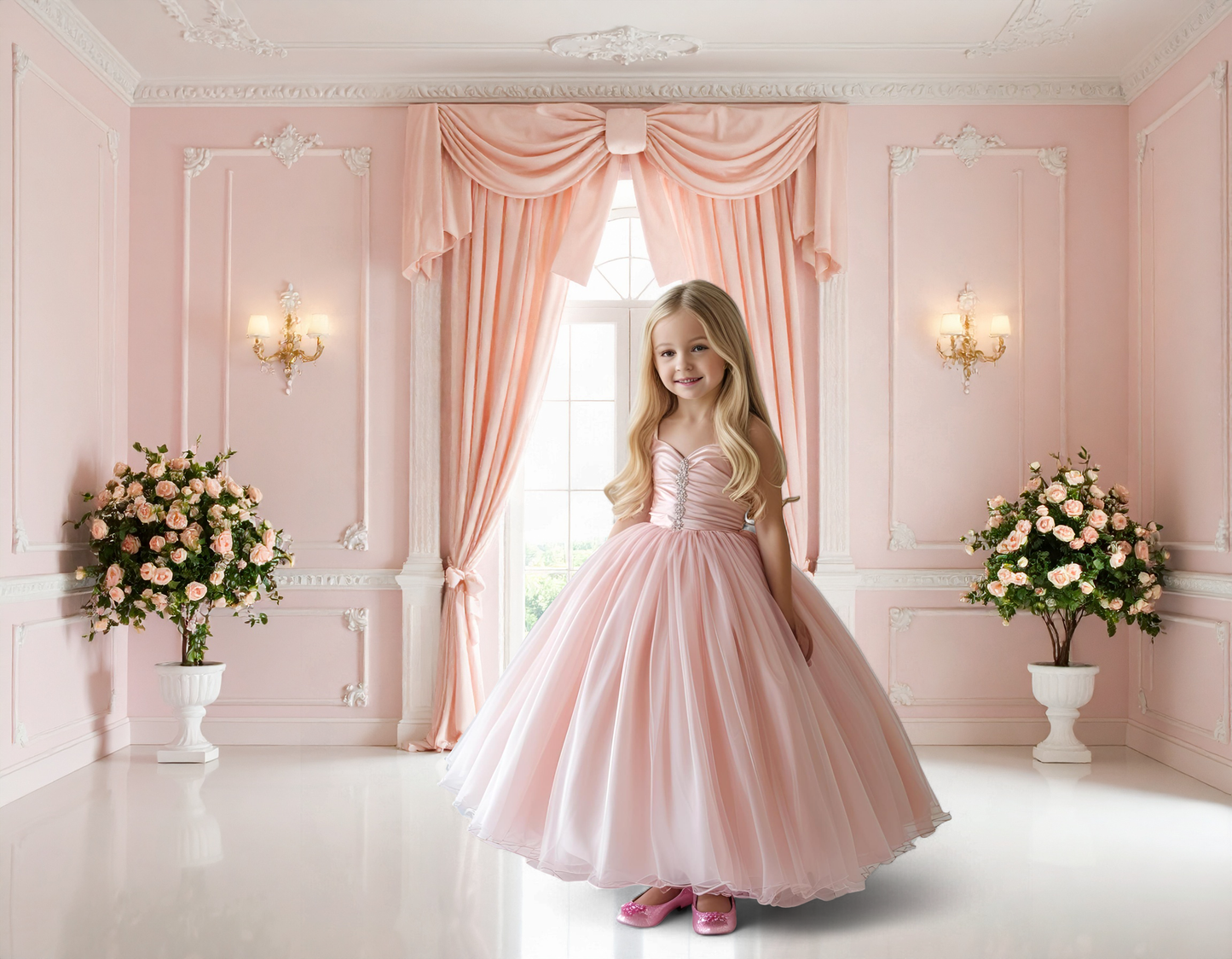 Dream y child portrait backdrop